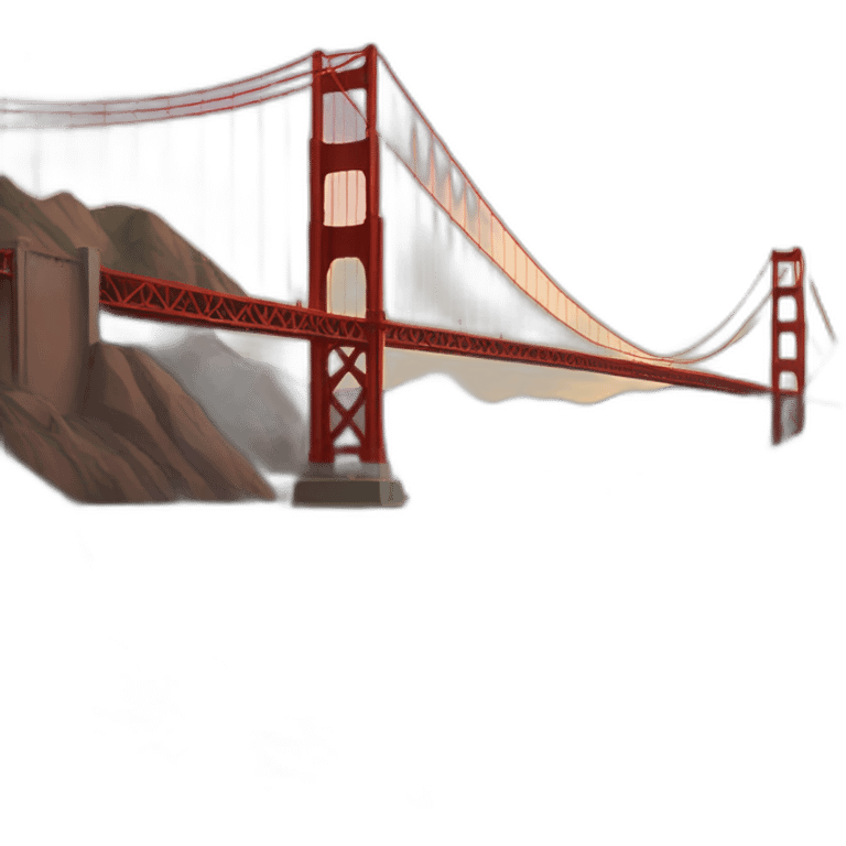 Golden gate bridge emoji