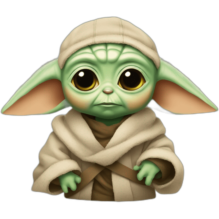 Baby Yoda bravo emoji