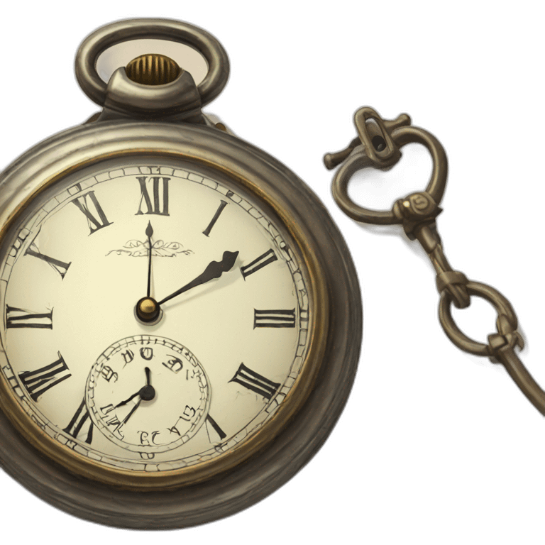 old pocket watch emoji