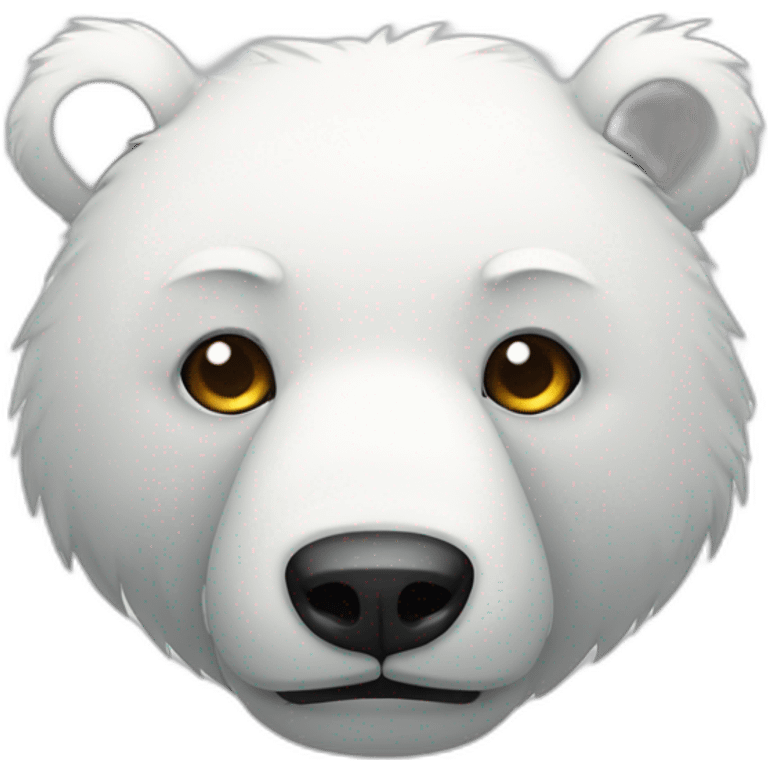 Gamer polarbear emoji