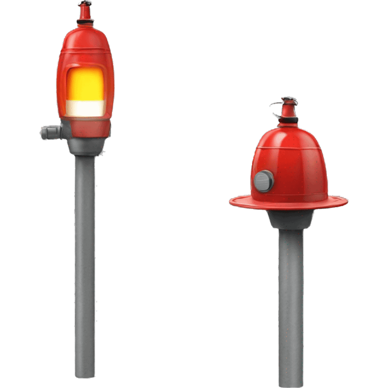 classic firefighter beacon light emoji