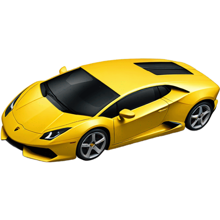 Yellow lamorghini emoji