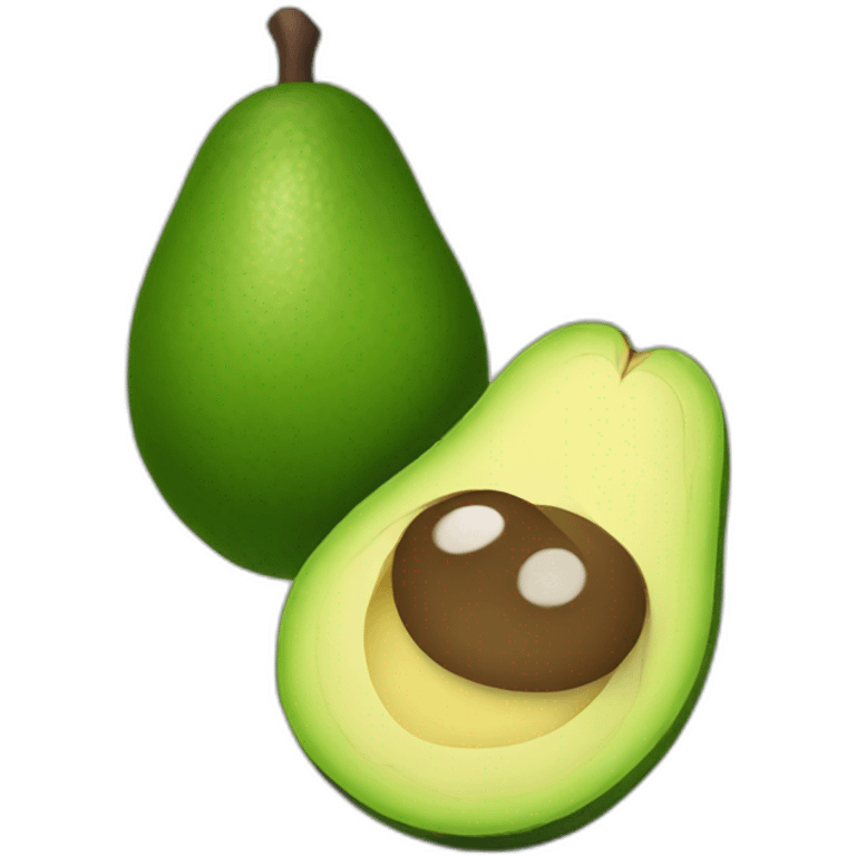 Avocado with ears emoji