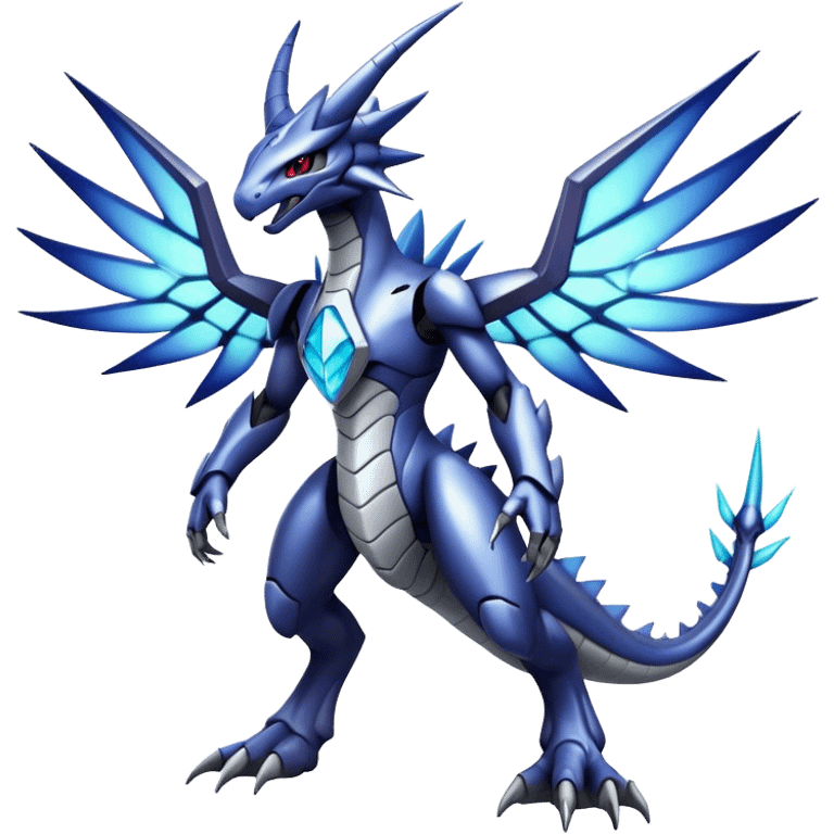  Cool Edgy Shiny Godly Ethereal Digimon-Genesect-Dialga-Reptile-hybrid full body emoji