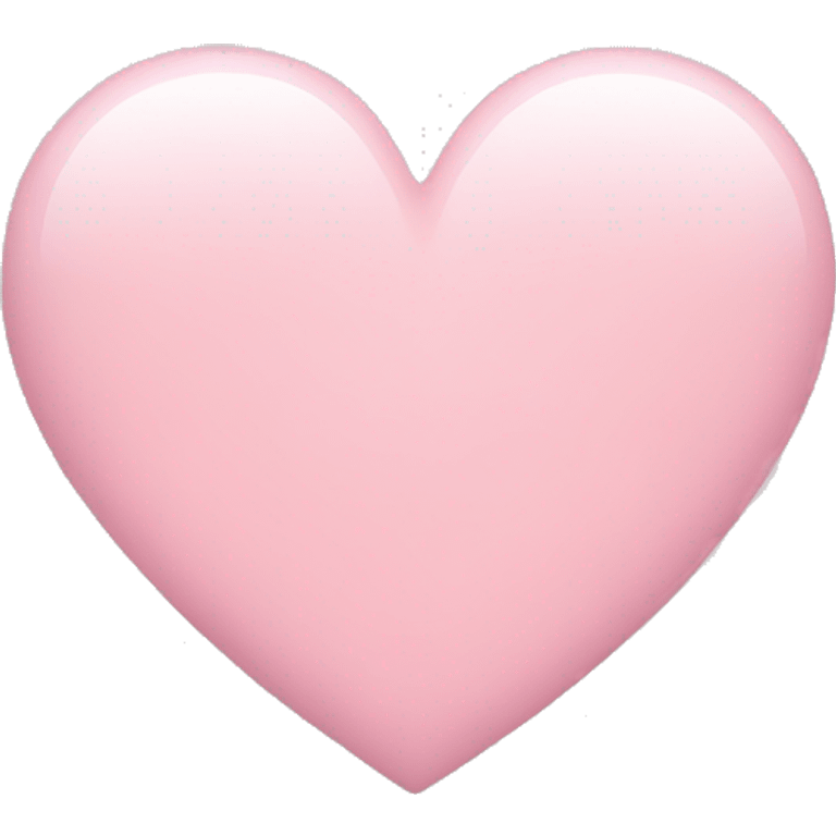 plain light pink heart emoji  emoji