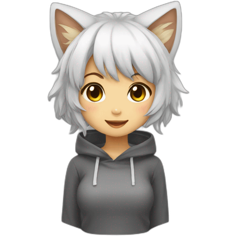 Neko girl emoji