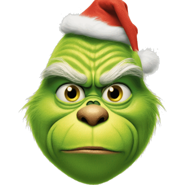 The grinch emoji