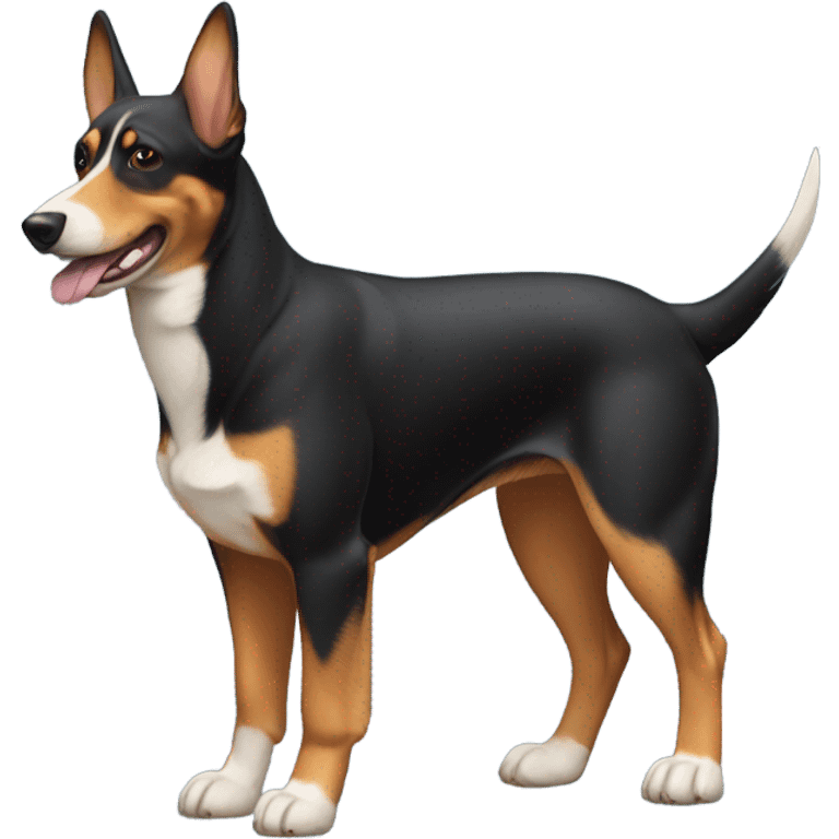 Corgi with Doberman emoji