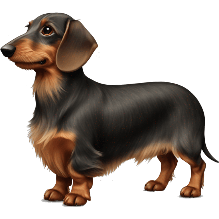 wire haired dachshund boar long beard emoji