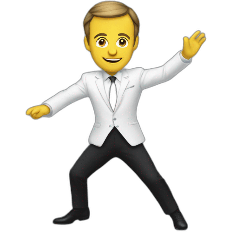 macron danse emoji