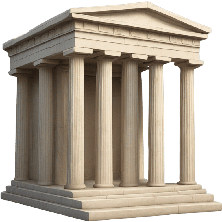 Temple grec emoji