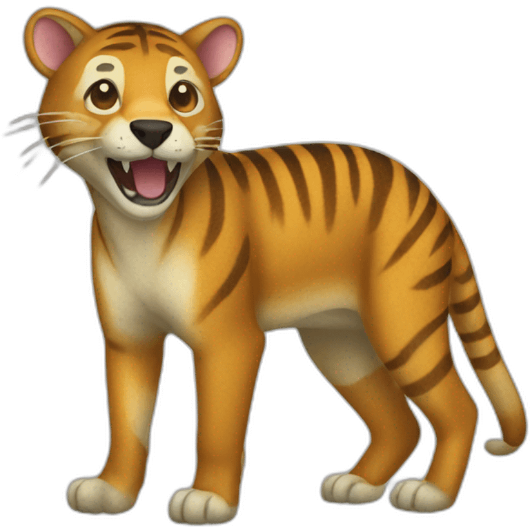 thylacine tiger emoji