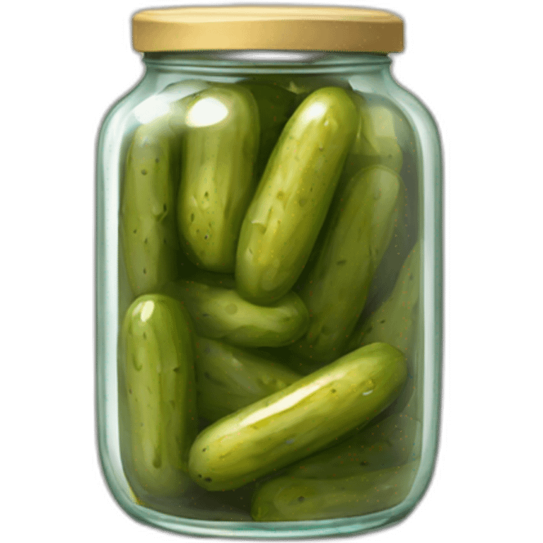 jar of marinated pickles emoji