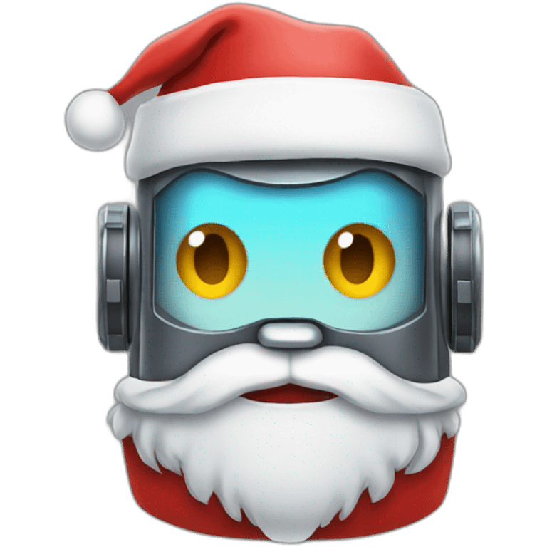 robot santa emoji