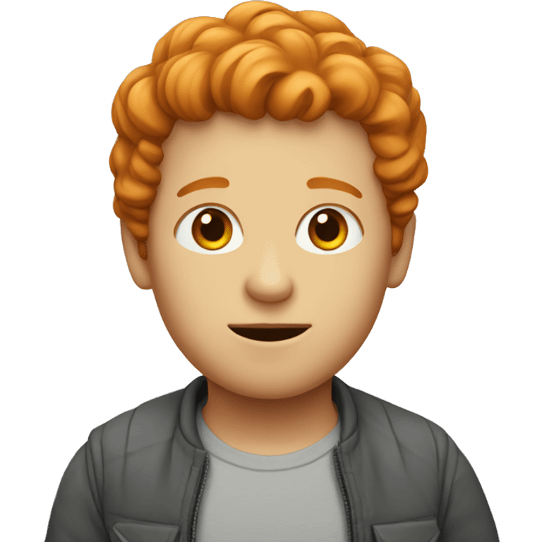 small ginger person emoji