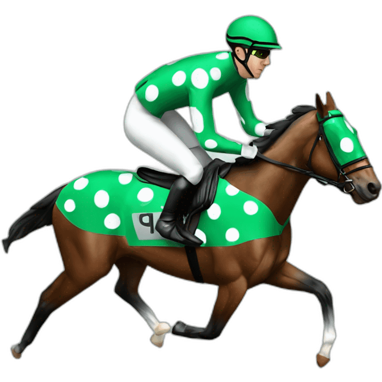 paul townend green polka dot jockey emoji