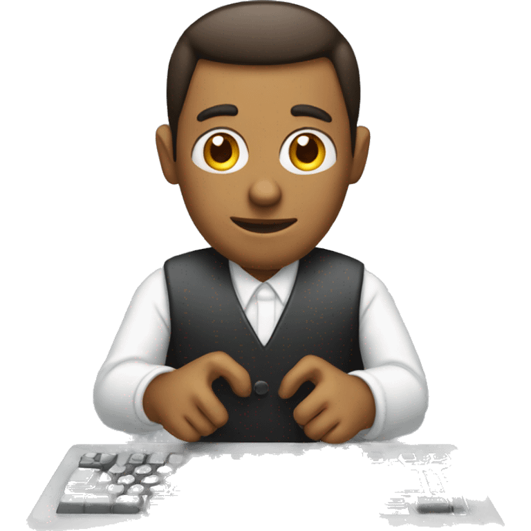 Typing on computer  emoji