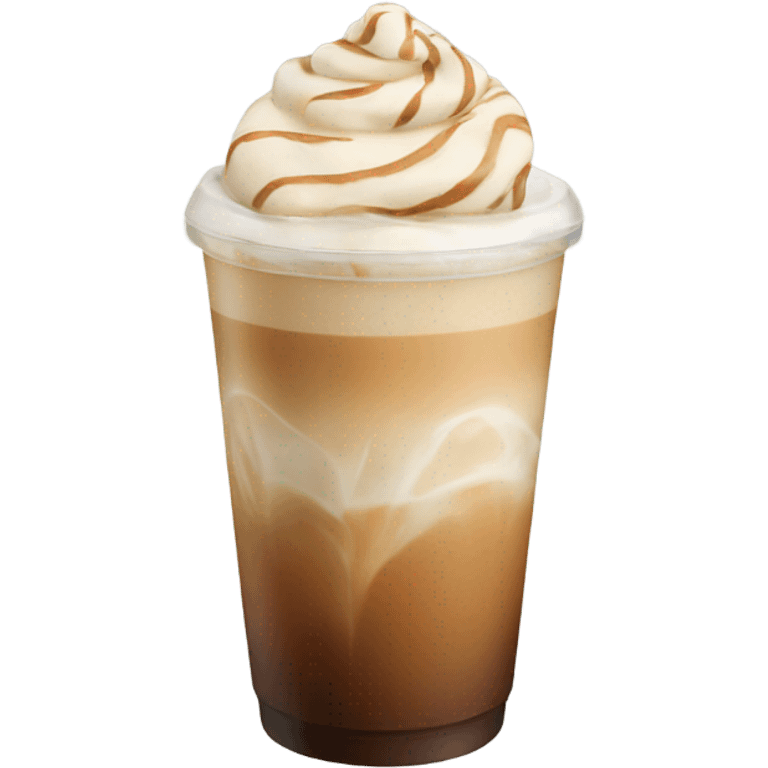 Iced latte emoji