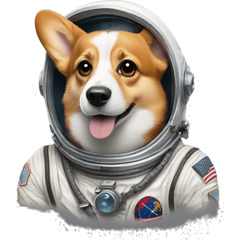 corgi astronaut emoji