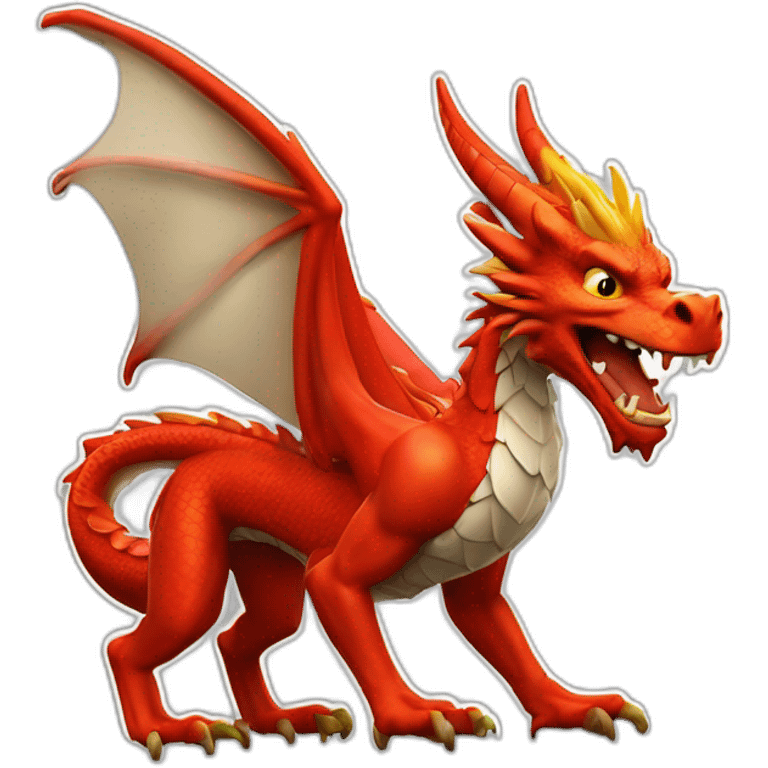 le dragon de Porto qui terrasse l'aigle du benfica emoji