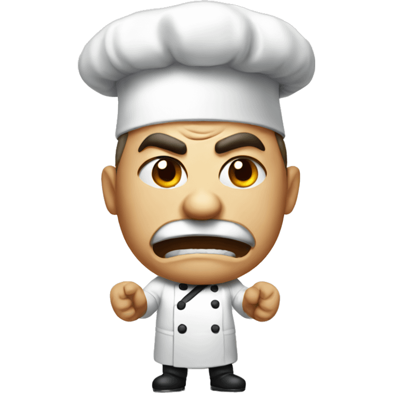 angry chef emoji