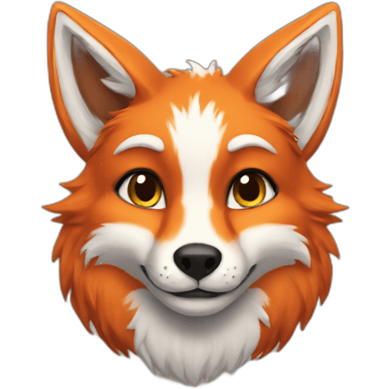 anthro furry fox emoji