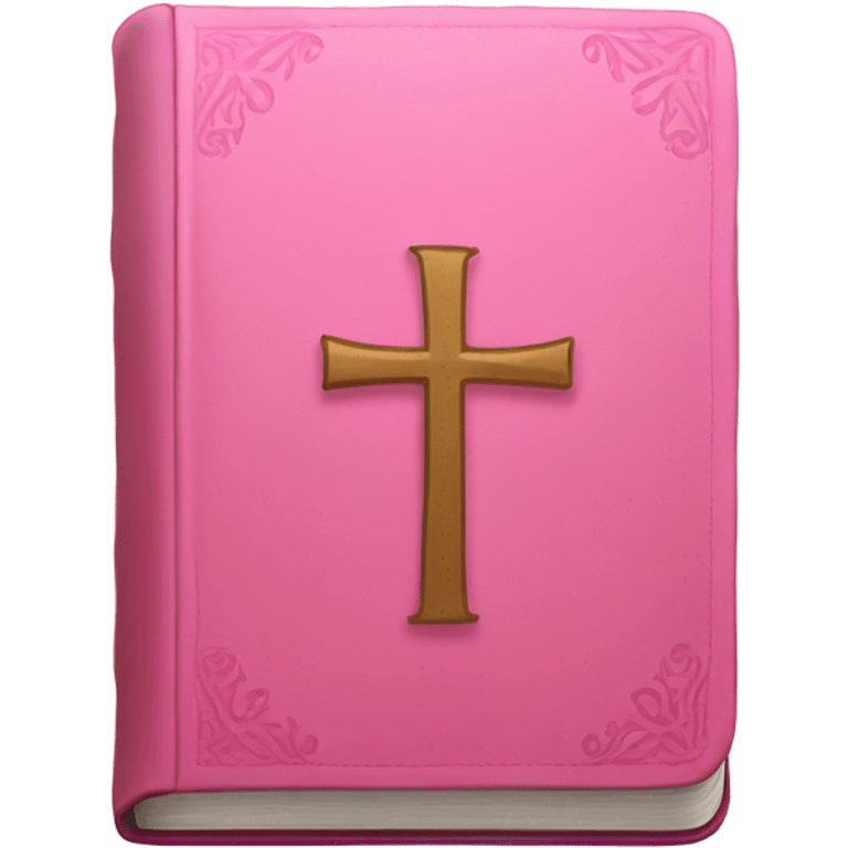 Bible pink emoji