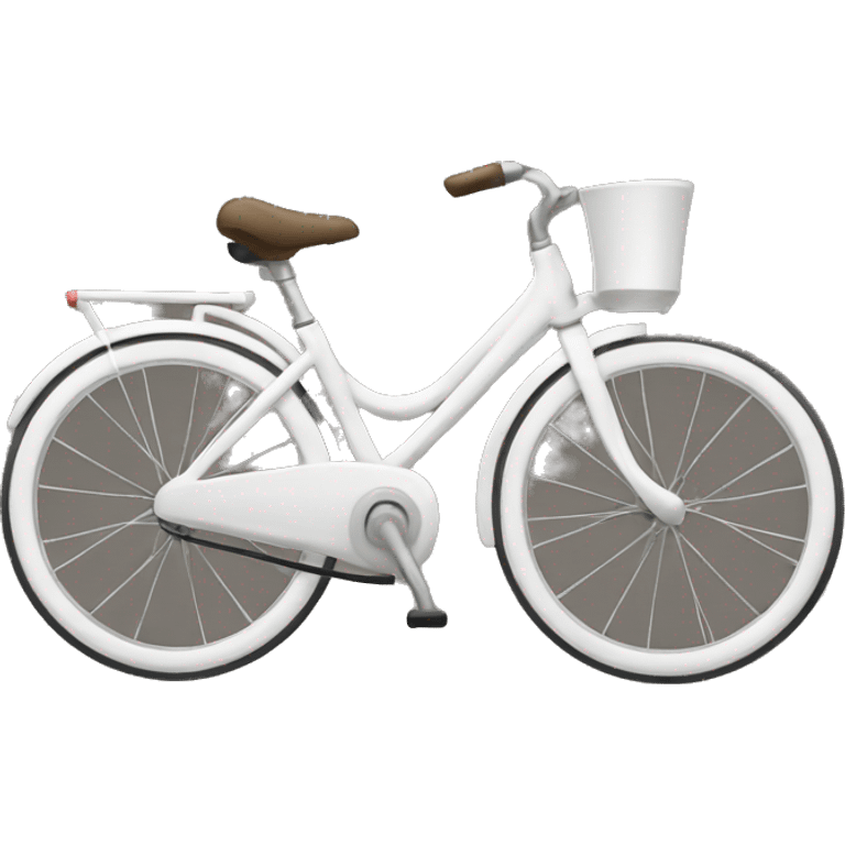 White women’s bicycle  emoji