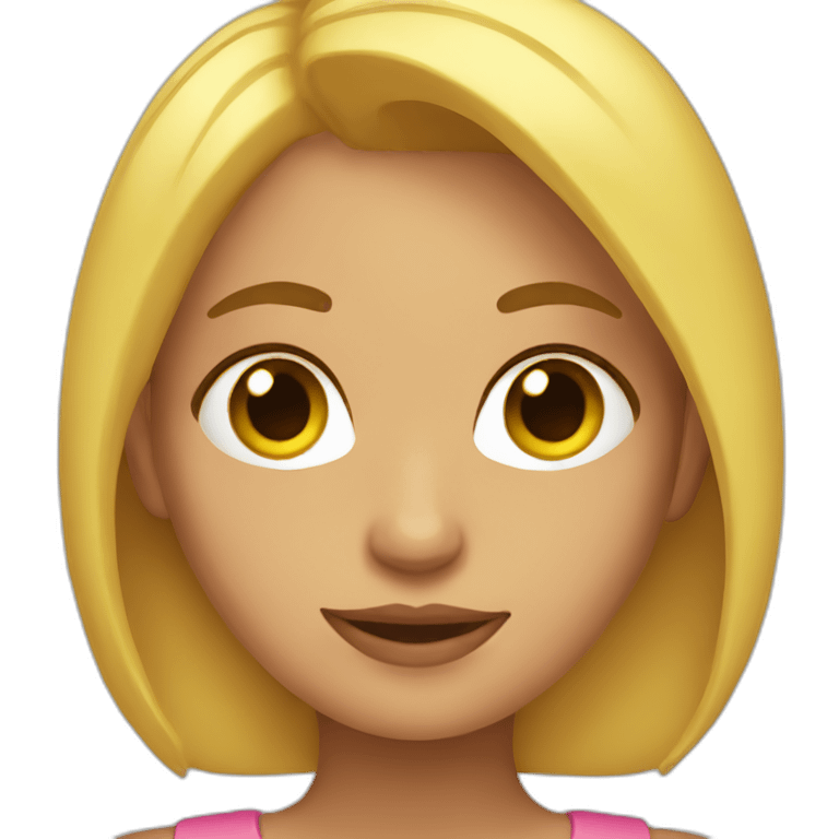 Chica rubia emoji