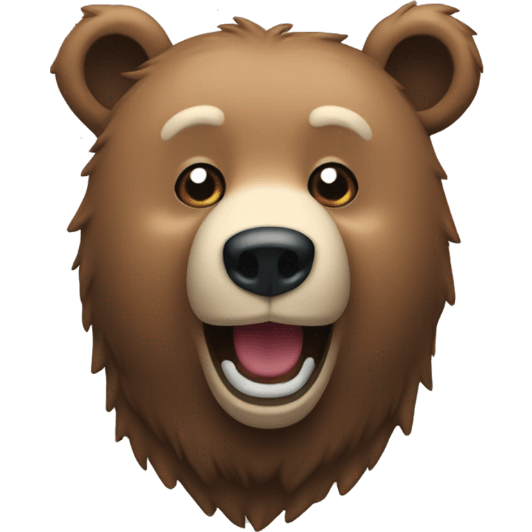 bear celebraing emoji