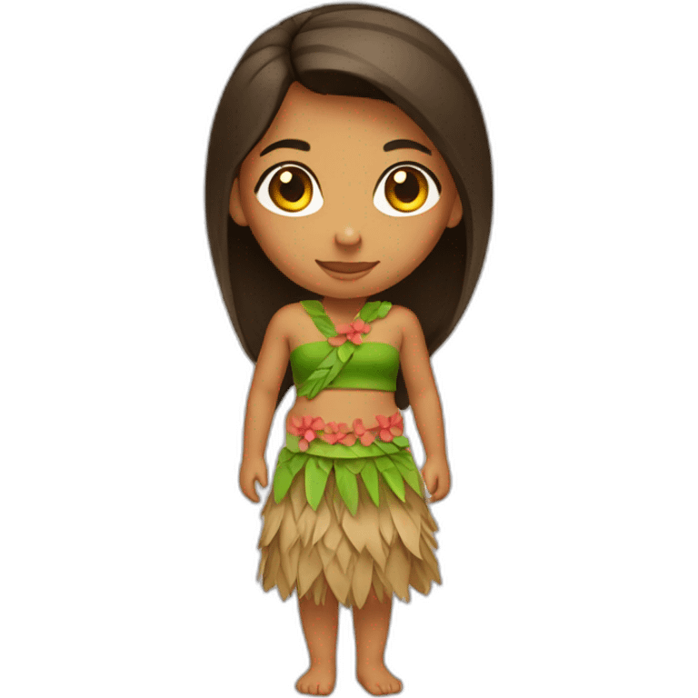 Polynesian-girl emoji