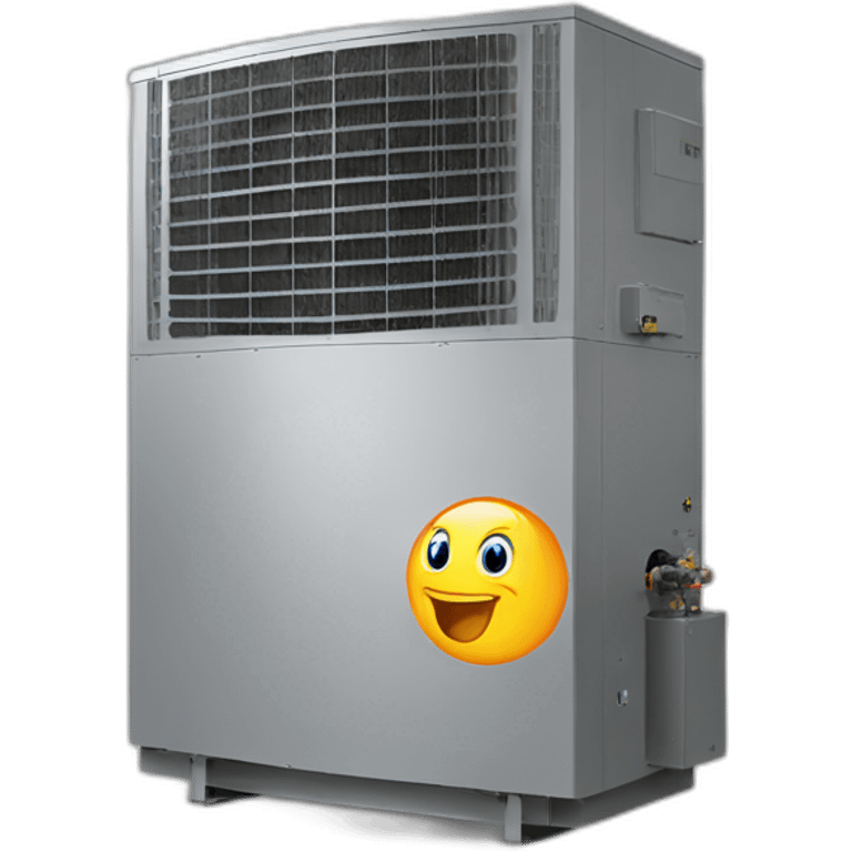 action heating and cooling hvac logo hd emoji