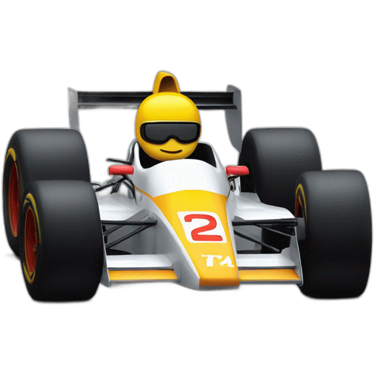 A cool racing car emoji