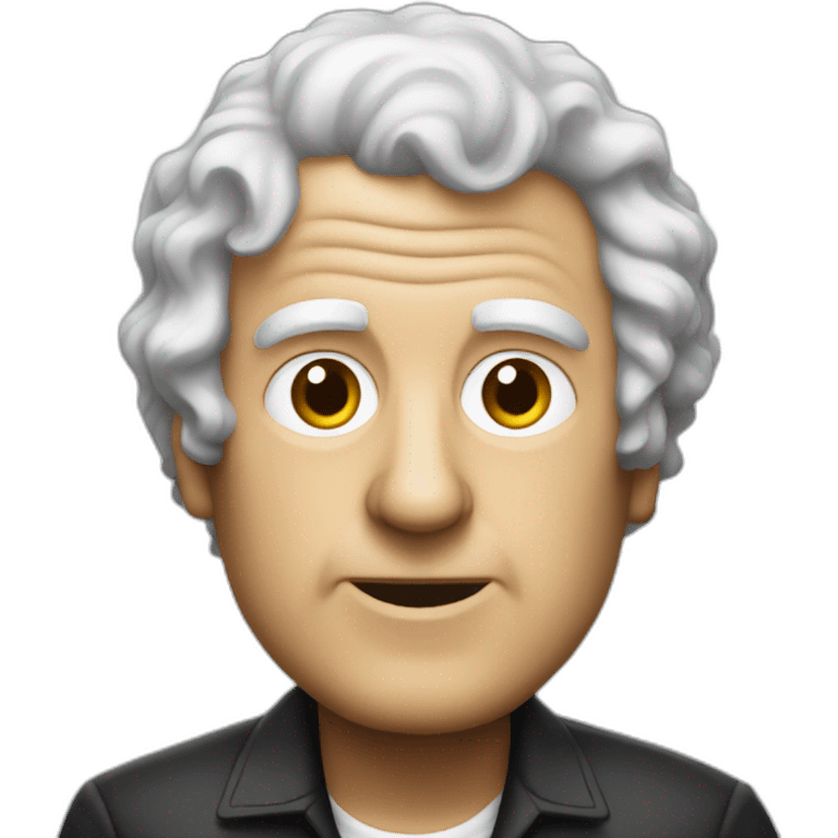 Bob Moog looking sideways emoji