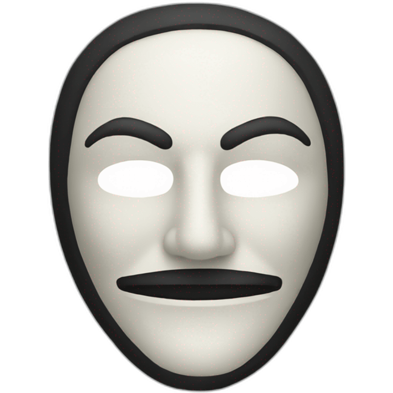 Anonymous mask emoji