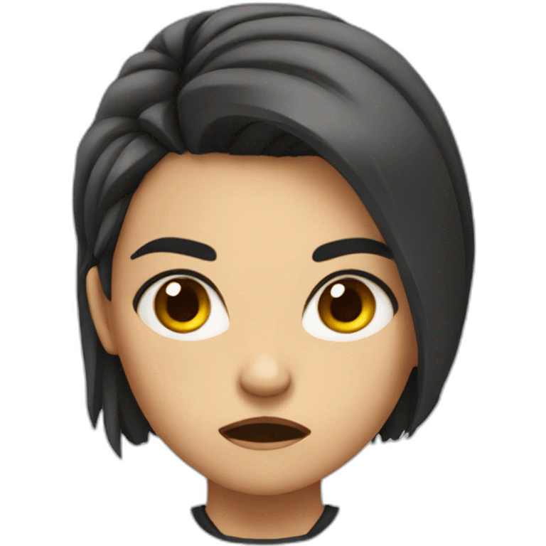 Angry girl  emoji