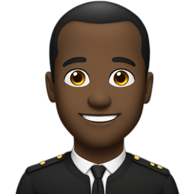 Black Macron emoji