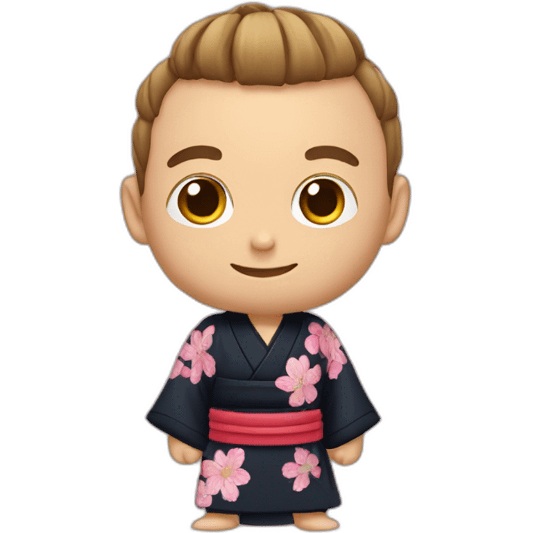 Squeezie en kimono emoji