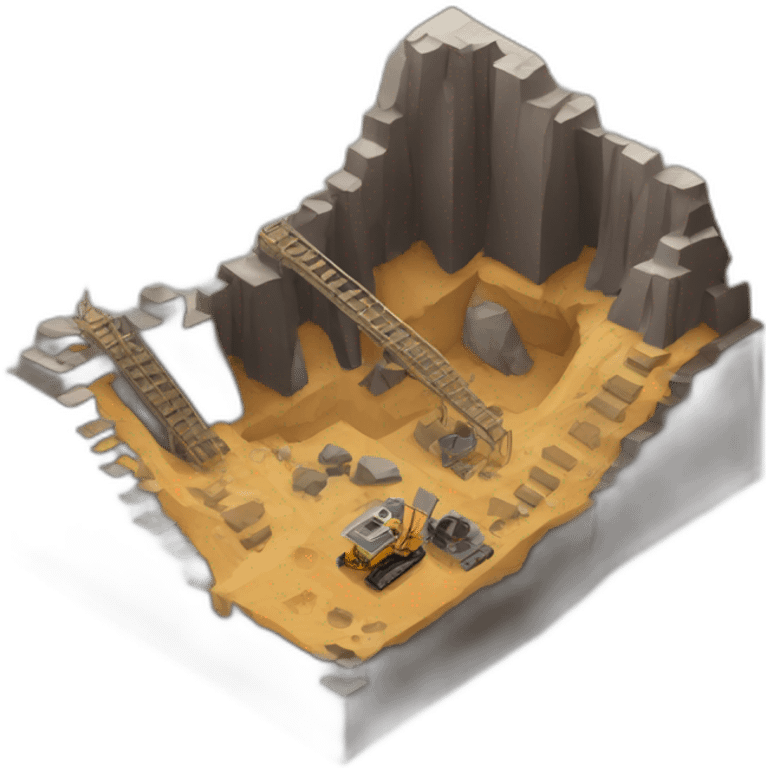 isometric mineshaft emoji