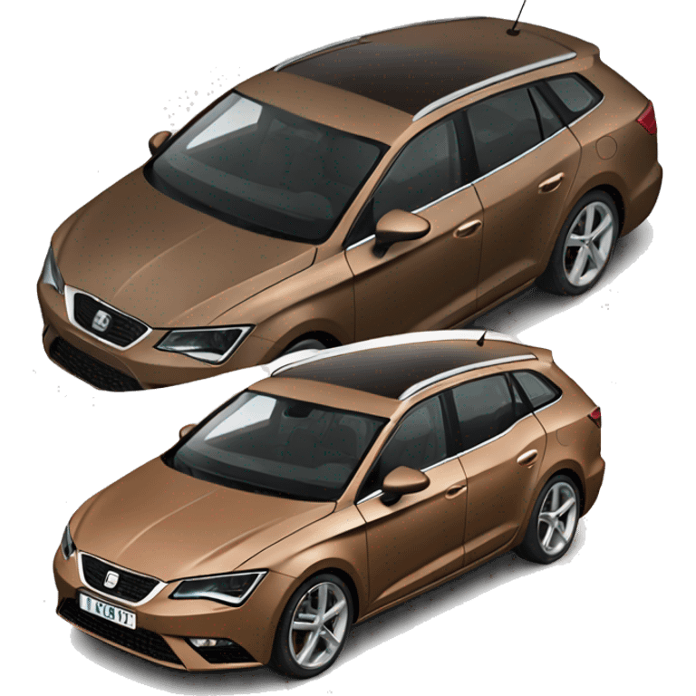 Brown seat leon kombi emoji