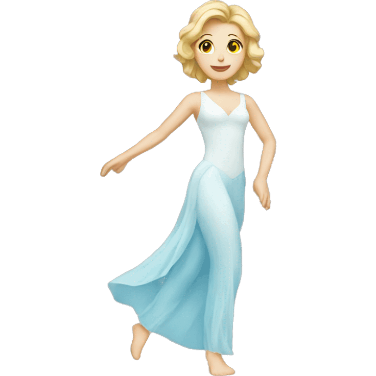 Icedancer white woman emoji