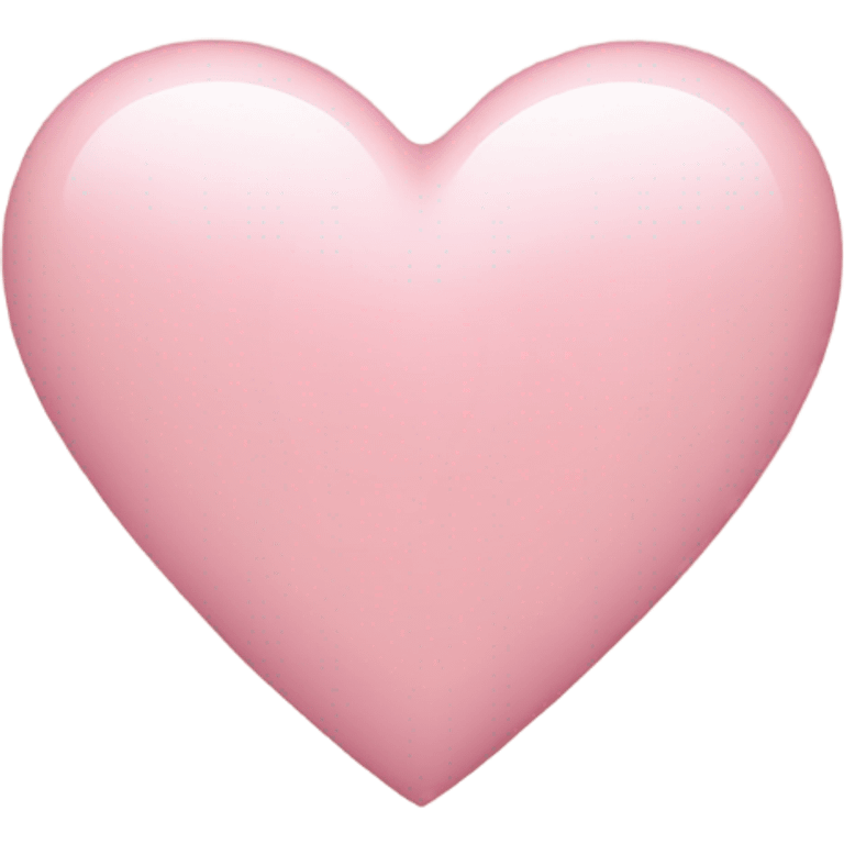 light pink heart emoji