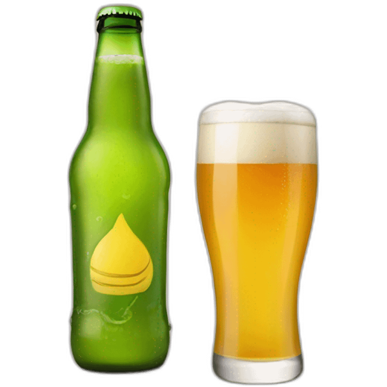 Yoga drink beer emoji