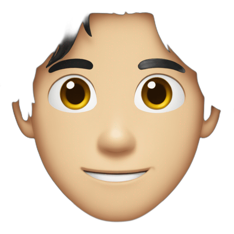 dylan obrien with long black hair emoji