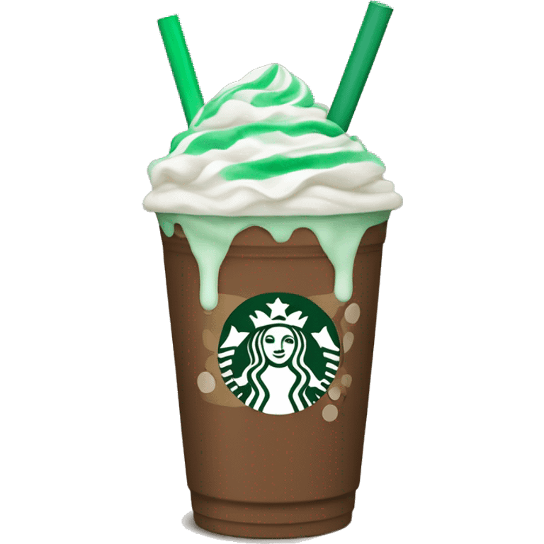 Peppermint Starbucks Frappuccino  emoji