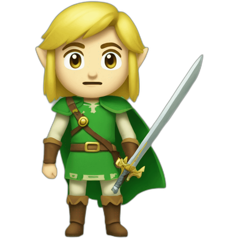 aniallator8 in the style of Link from Legend of Zelda emoji