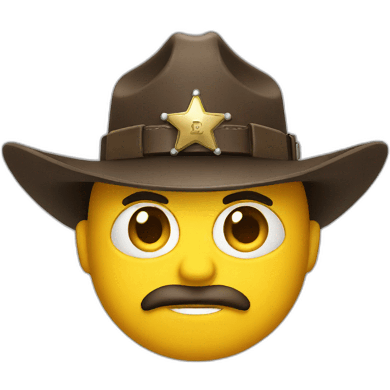 Sheriff, star emoji