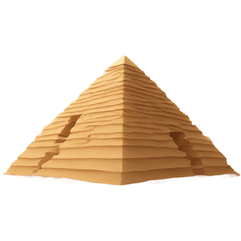 desert pyramid in Lybia emoji