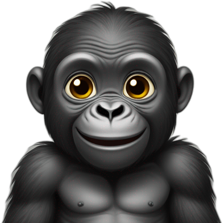 cute baby gorilla emoji