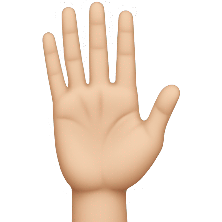 white skin  MAN with BROWN hair showing four fingers up on her one hand emoji